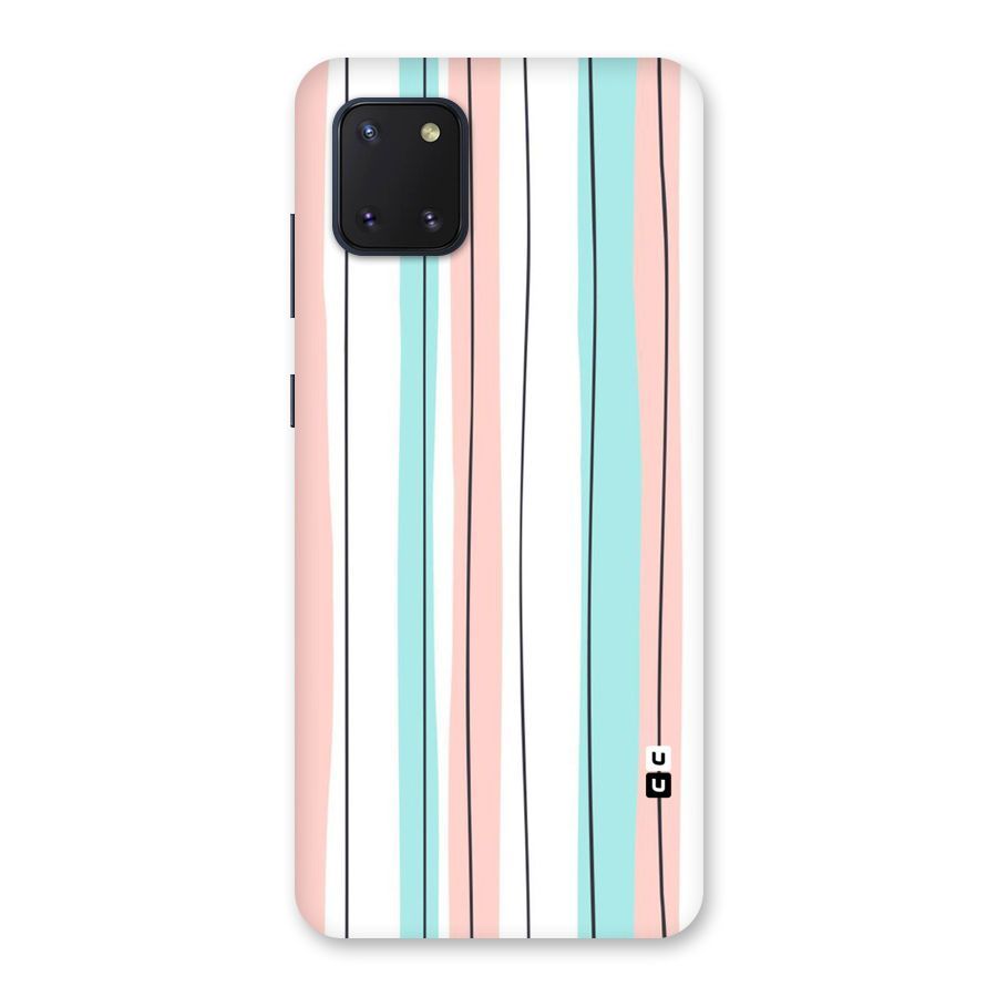 Pastel Tri Stripes Back Case for Galaxy Note 10 Lite