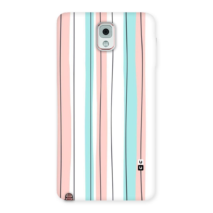 Pastel Tri Stripes Back Case for Galaxy Note 3