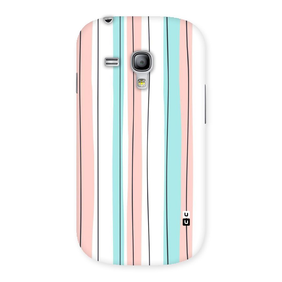 Pastel Tri Stripes Back Case for Galaxy S3 Mini