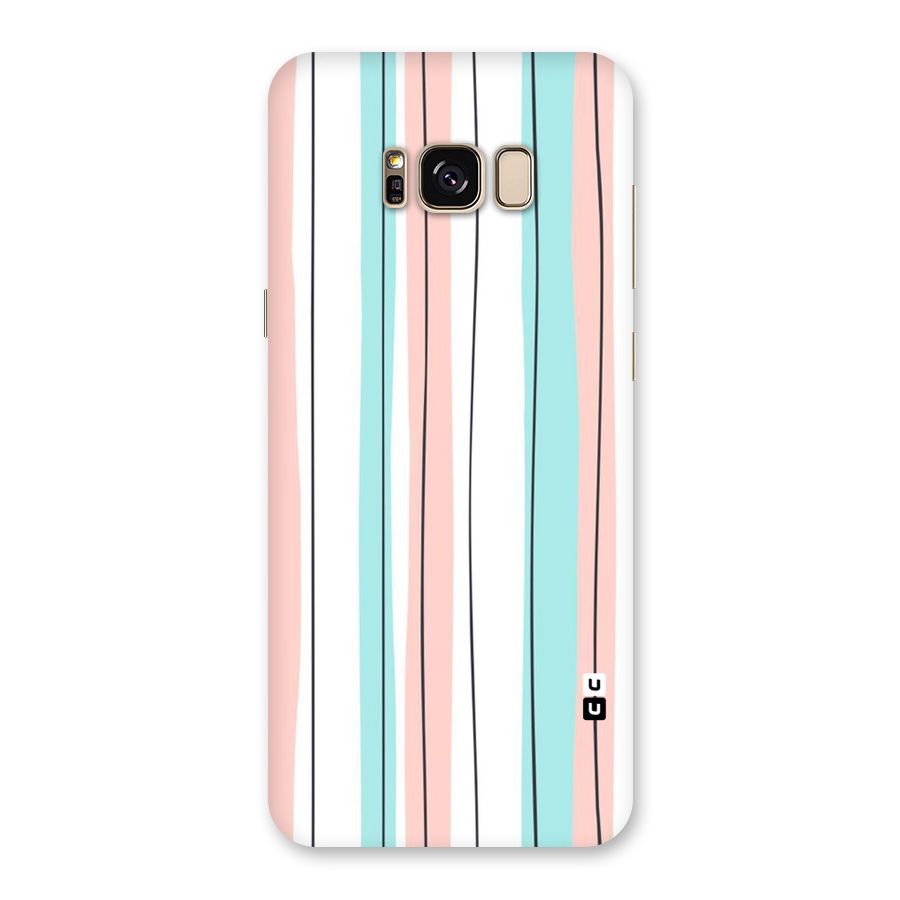 Pastel Tri Stripes Back Case for Galaxy S8 Plus