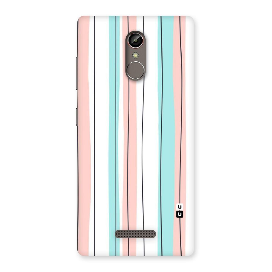 Pastel Tri Stripes Back Case for Gionee S6s