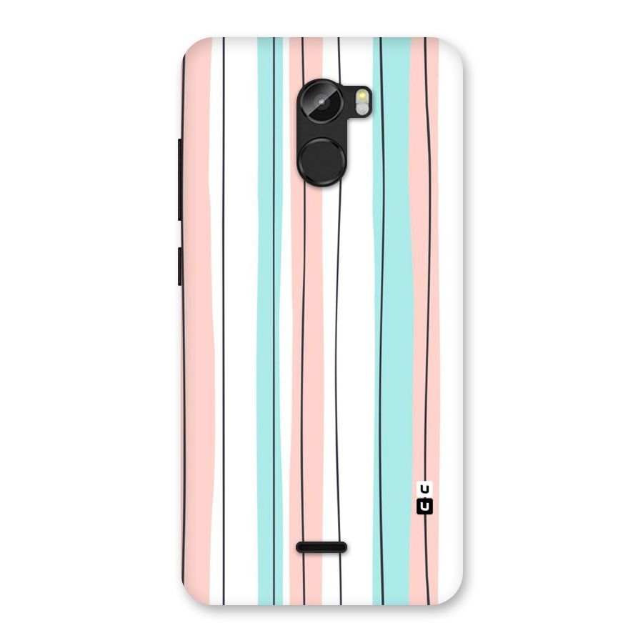 Pastel Tri Stripes Back Case for Gionee X1