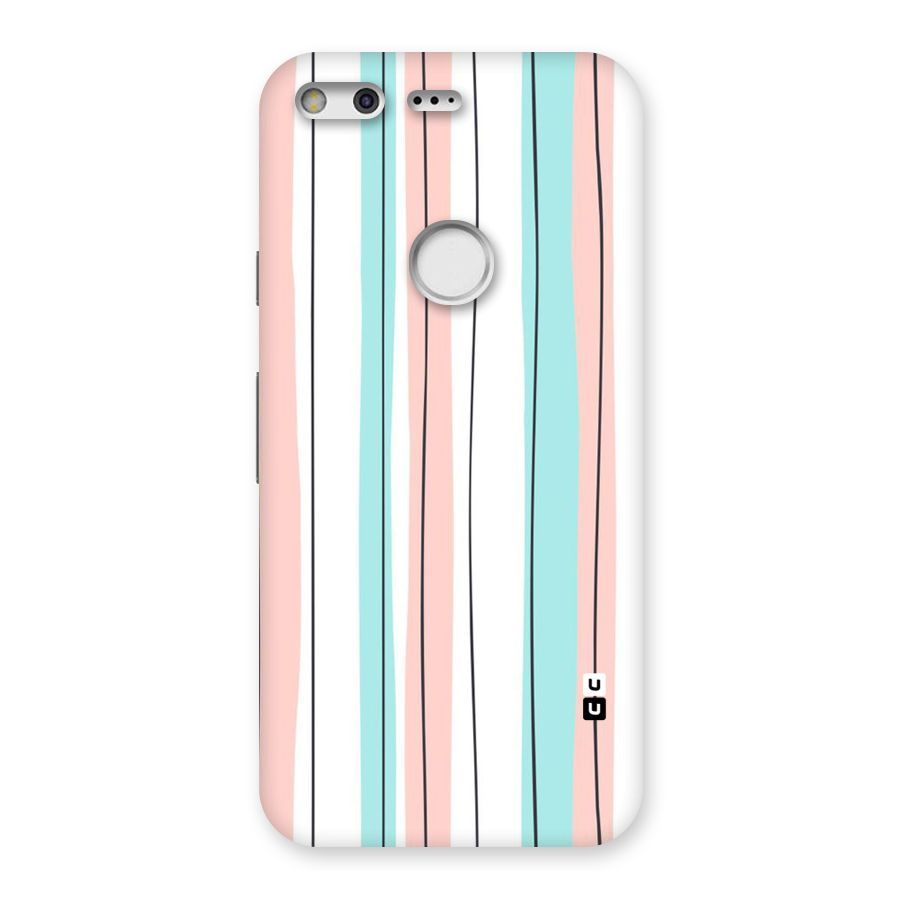 Pastel Tri Stripes Back Case for Google Pixel