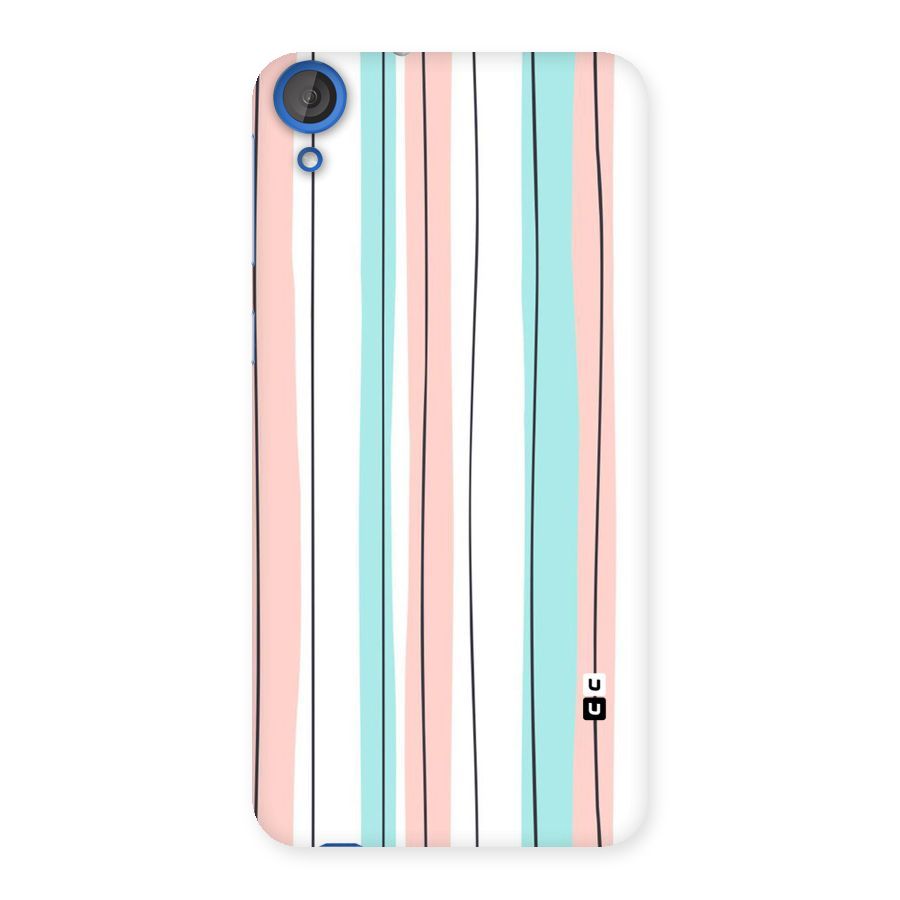 Pastel Tri Stripes Back Case for HTC Desire 820