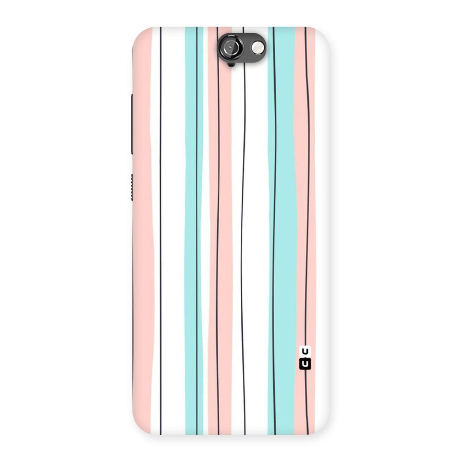 Pastel Tri Stripes Back Case for HTC One A9