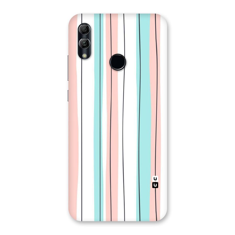 Pastel Tri Stripes Back Case for Honor 10 Lite