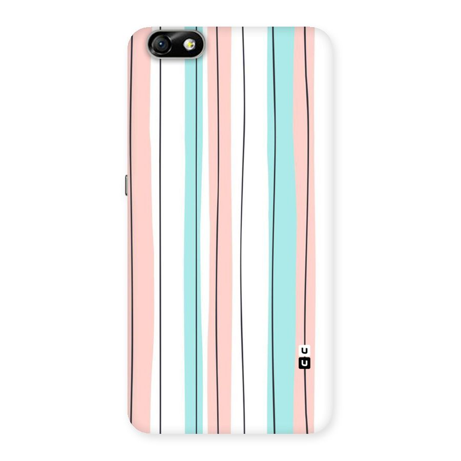 Pastel Tri Stripes Back Case for Honor 4X