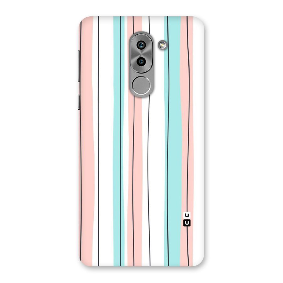 Pastel Tri Stripes Back Case for Honor 6X