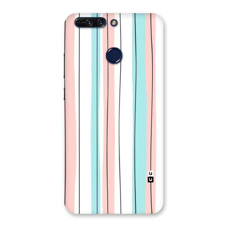 Pastel Tri Stripes Back Case for Honor 8 Pro
