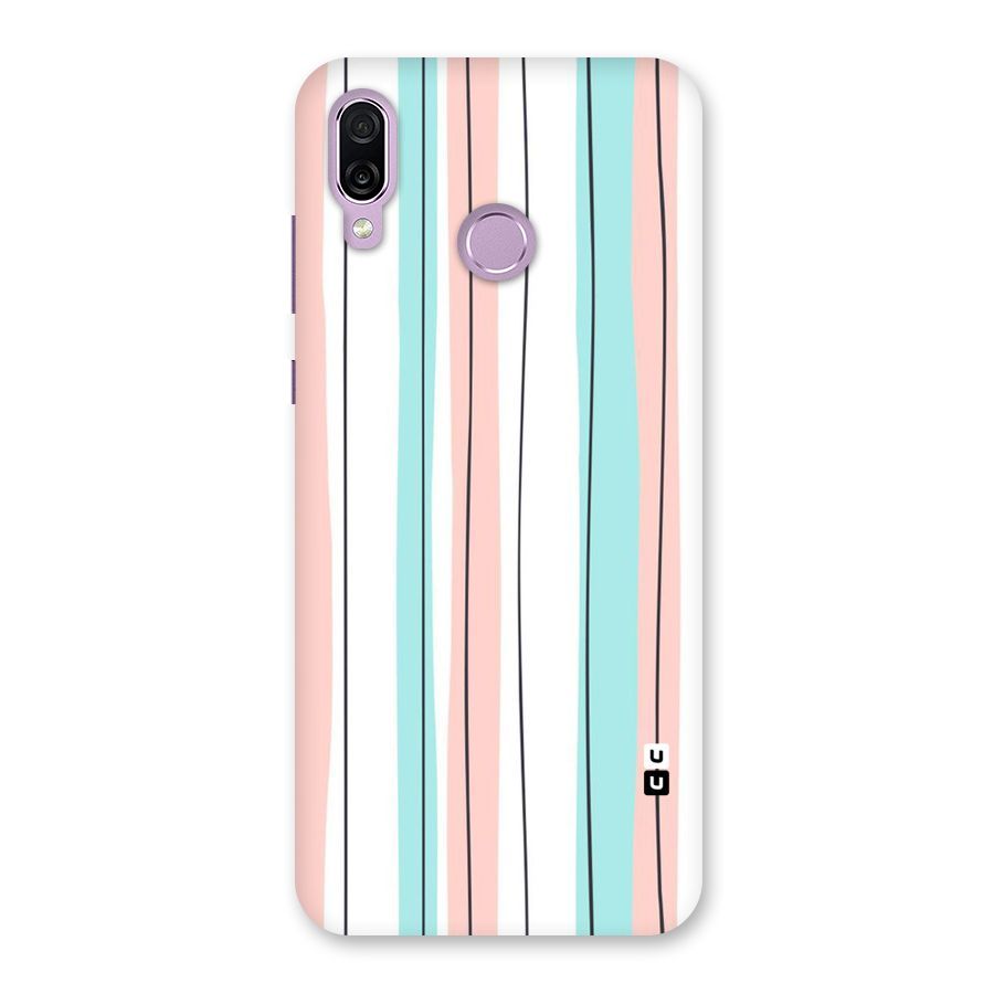 Pastel Tri Stripes Back Case for Honor Play