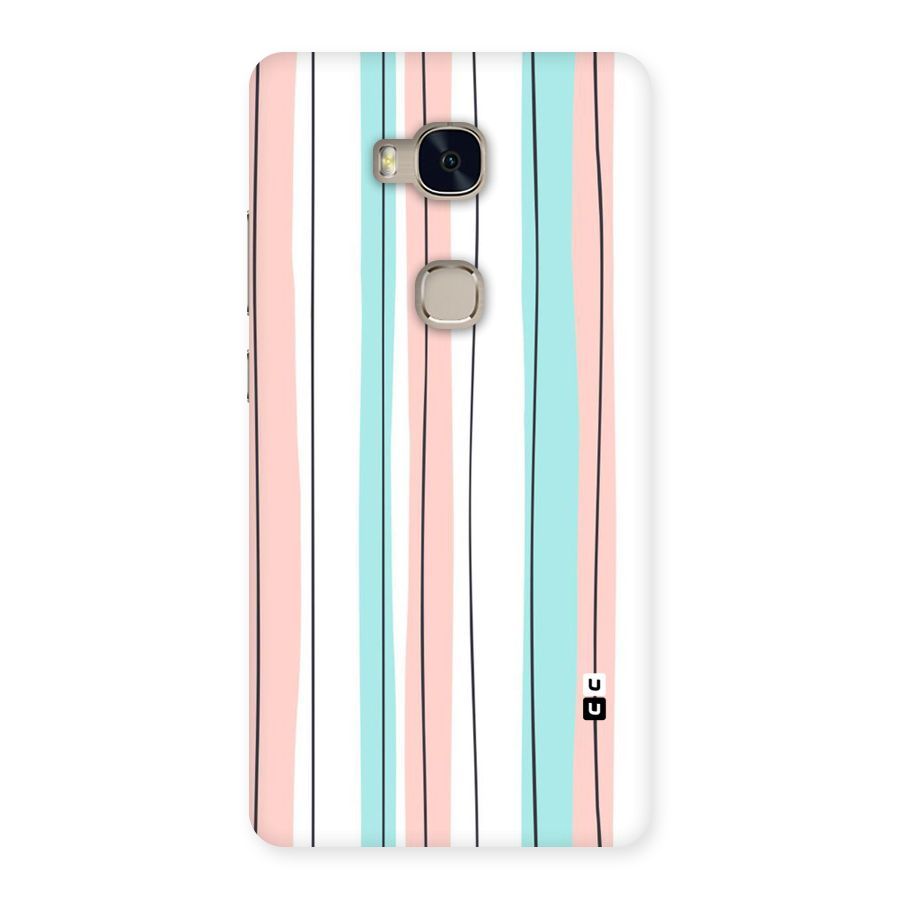 Pastel Tri Stripes Back Case for Huawei Honor 5X