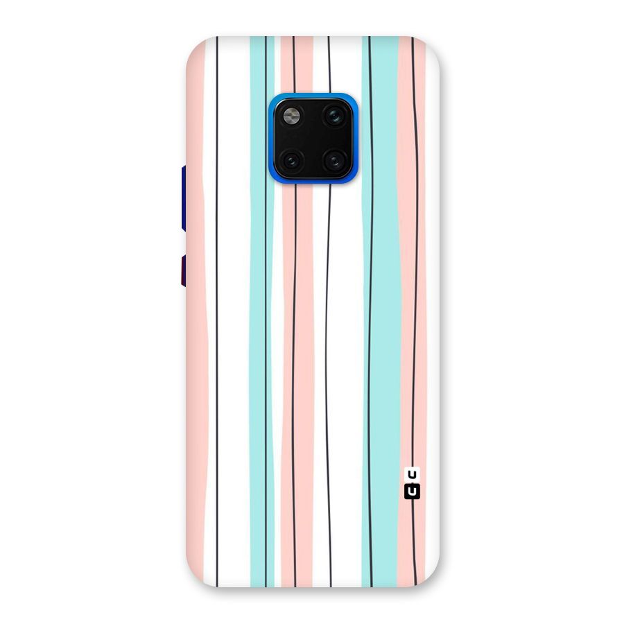 Pastel Tri Stripes Back Case for Huawei Mate 20 Pro