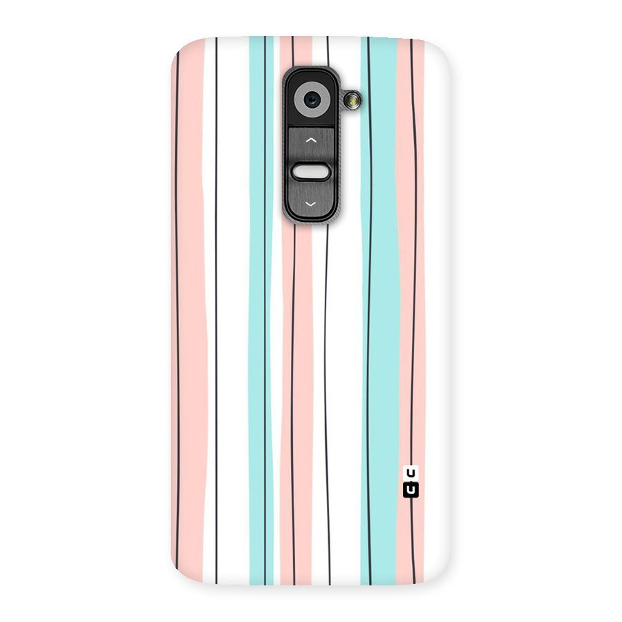 Pastel Tri Stripes Back Case for LG G2