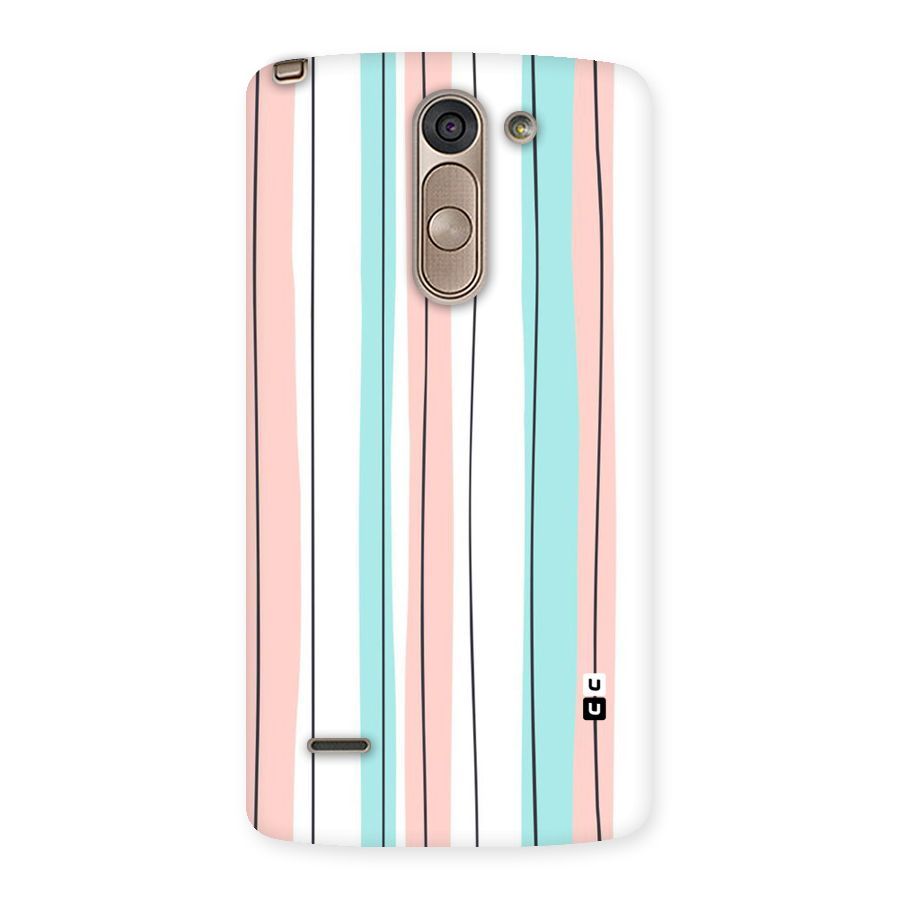 Pastel Tri Stripes Back Case for LG G3 Stylus