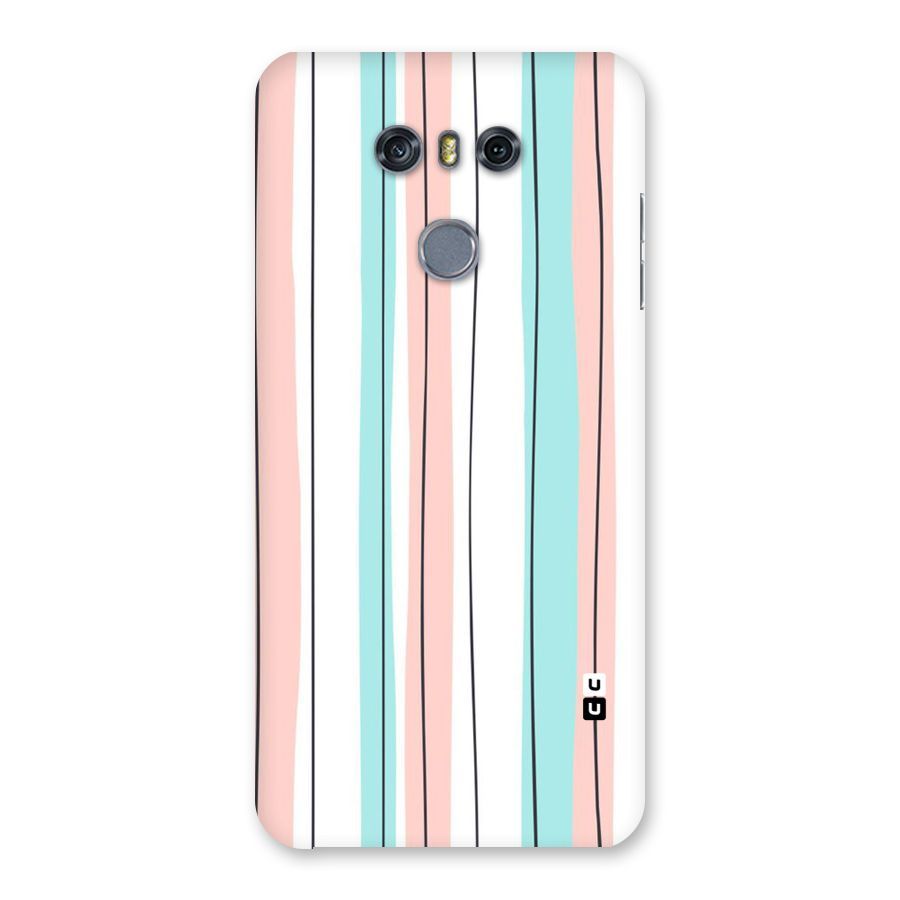Pastel Tri Stripes Back Case for LG G6