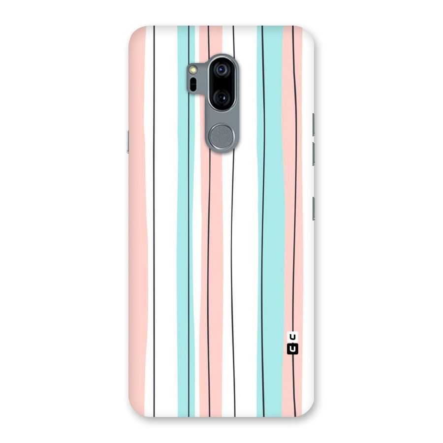 Pastel Tri Stripes Back Case for LG G7