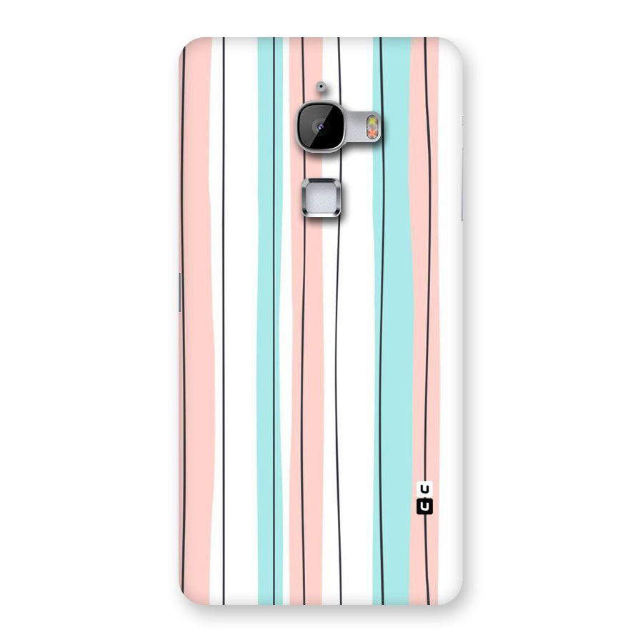 Pastel Tri Stripes Back Case for LeTv Le Max