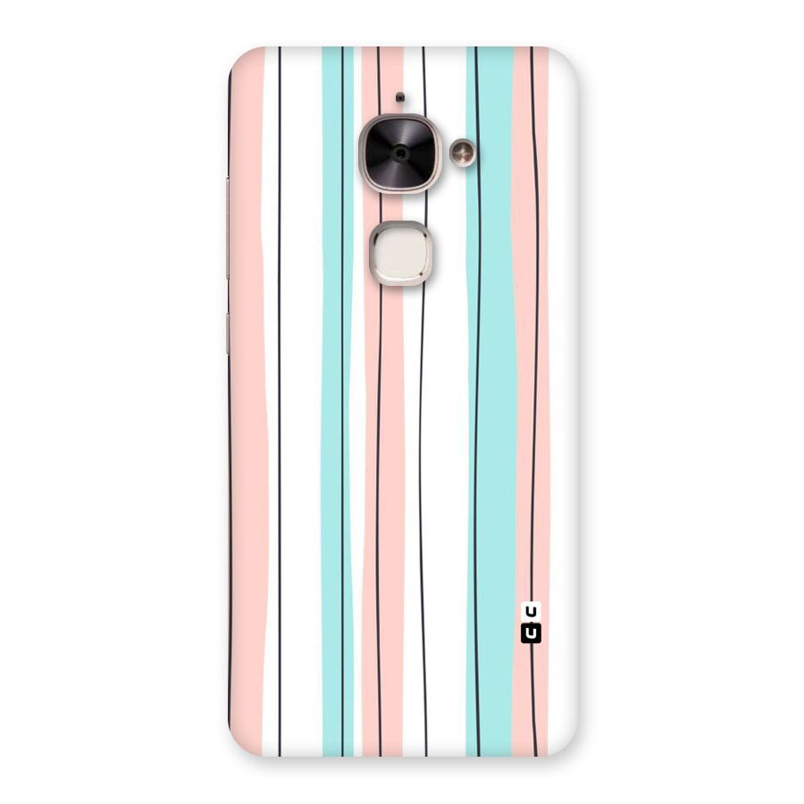 Pastel Tri Stripes Back Case for Le 2