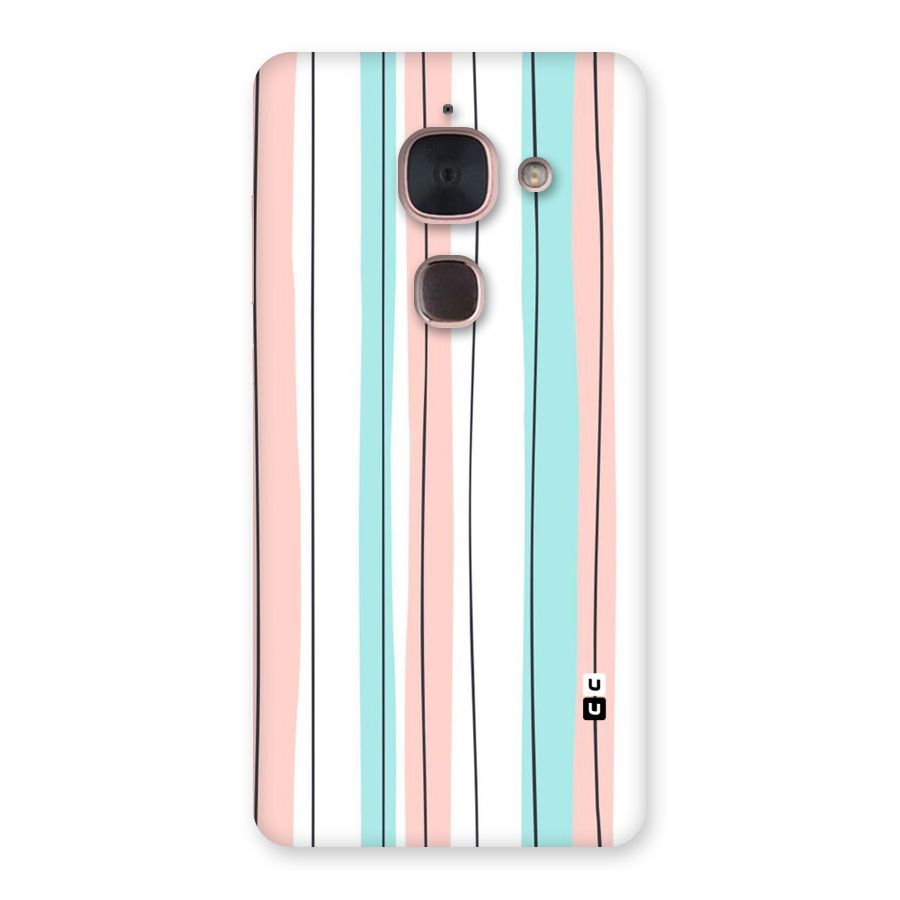 Pastel Tri Stripes Back Case for Le Max 2