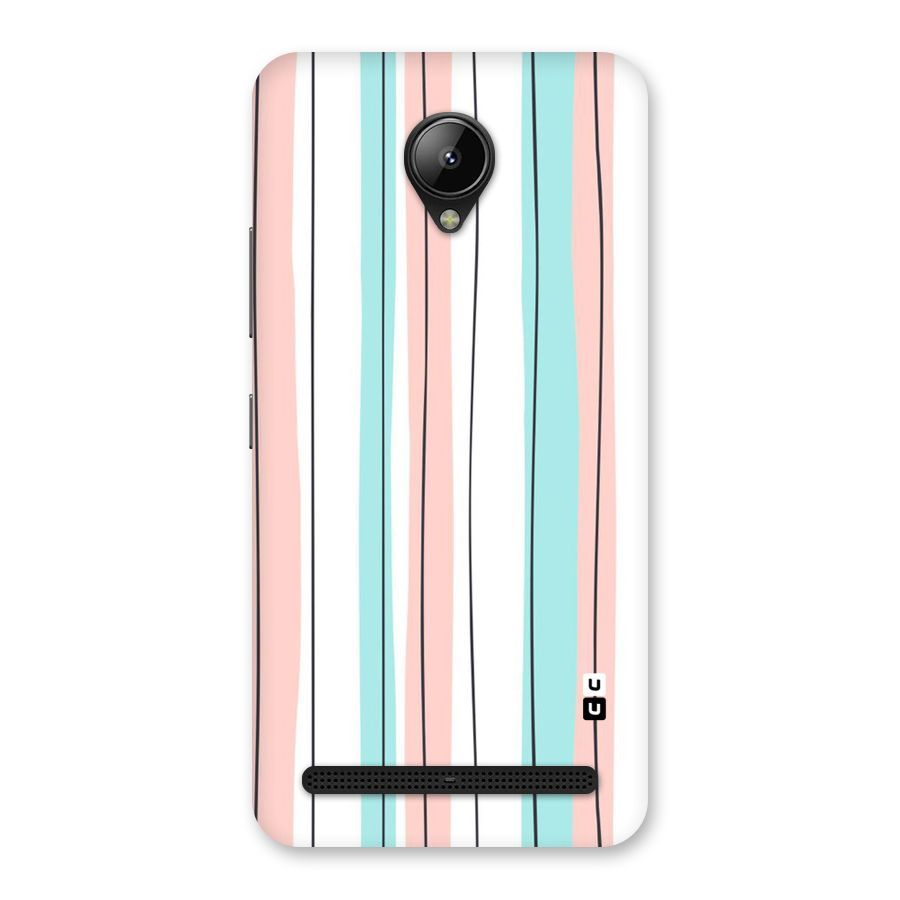 Pastel Tri Stripes Back Case for Lenovo C2