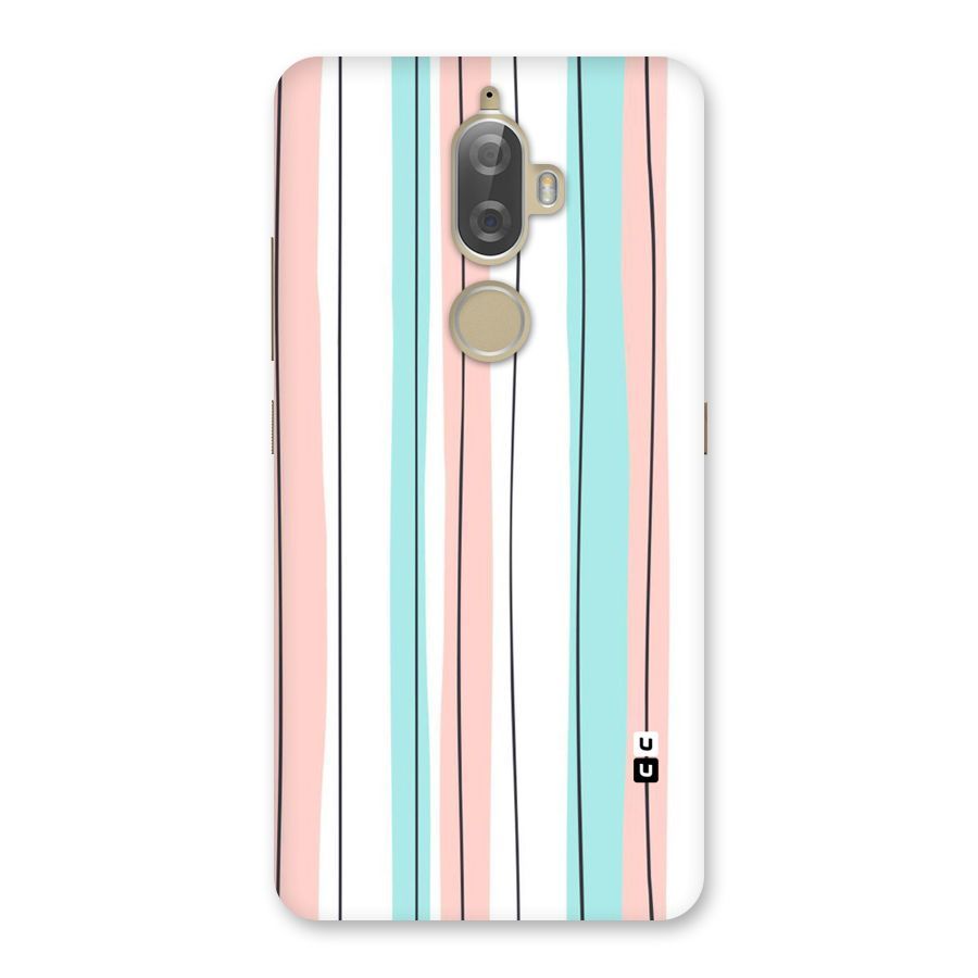 Pastel Tri Stripes Back Case for Lenovo K8 Plus