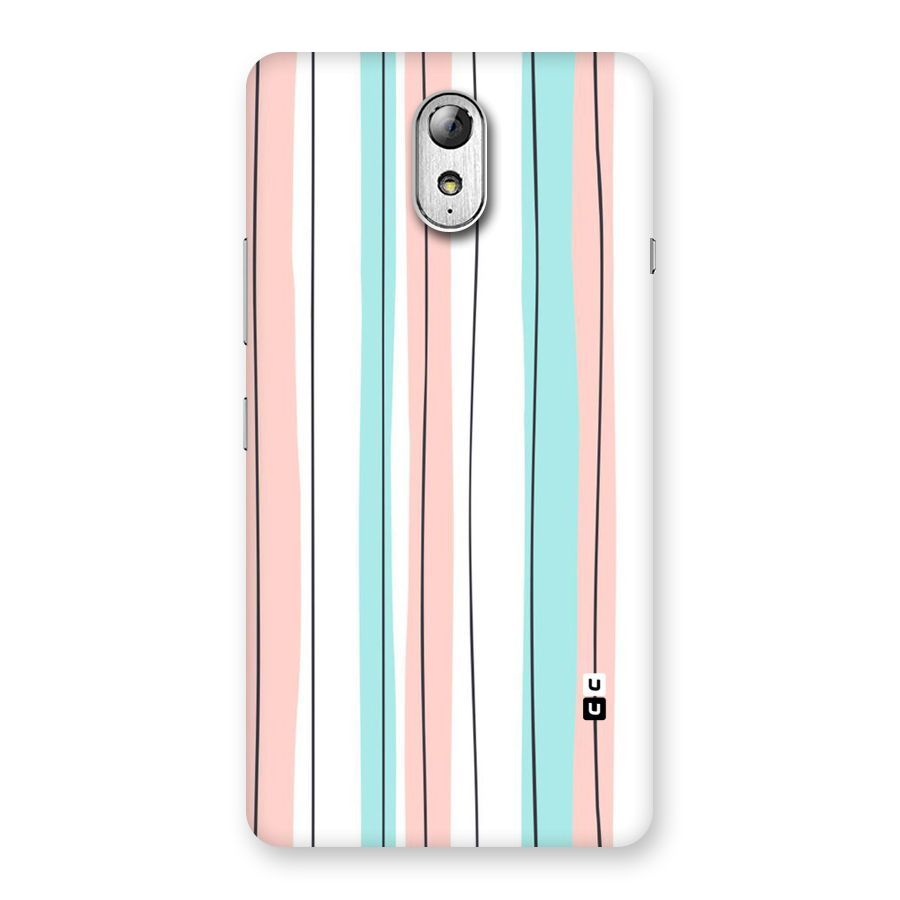 Pastel Tri Stripes Back Case for Lenovo Vibe P1M