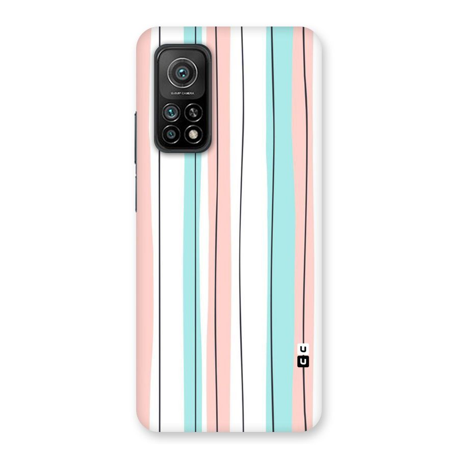 Pastel Tri Stripes Back Case for Mi 10T Pro 5G