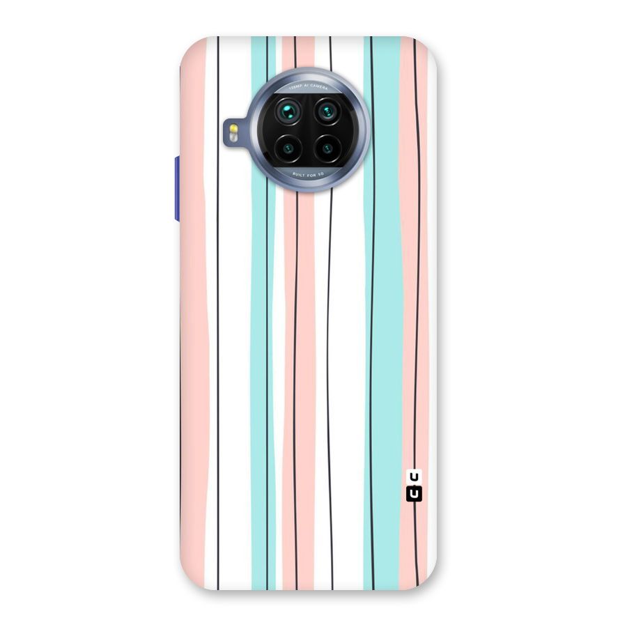 Pastel Tri Stripes Back Case for Mi 10i