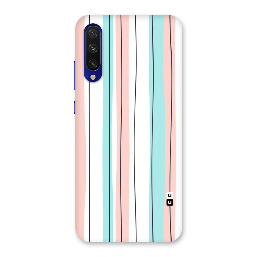 Pastel Tri Stripes Back Case for Mi A3