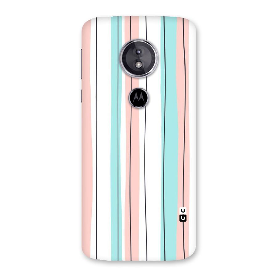 Pastel Tri Stripes Back Case for Moto E5