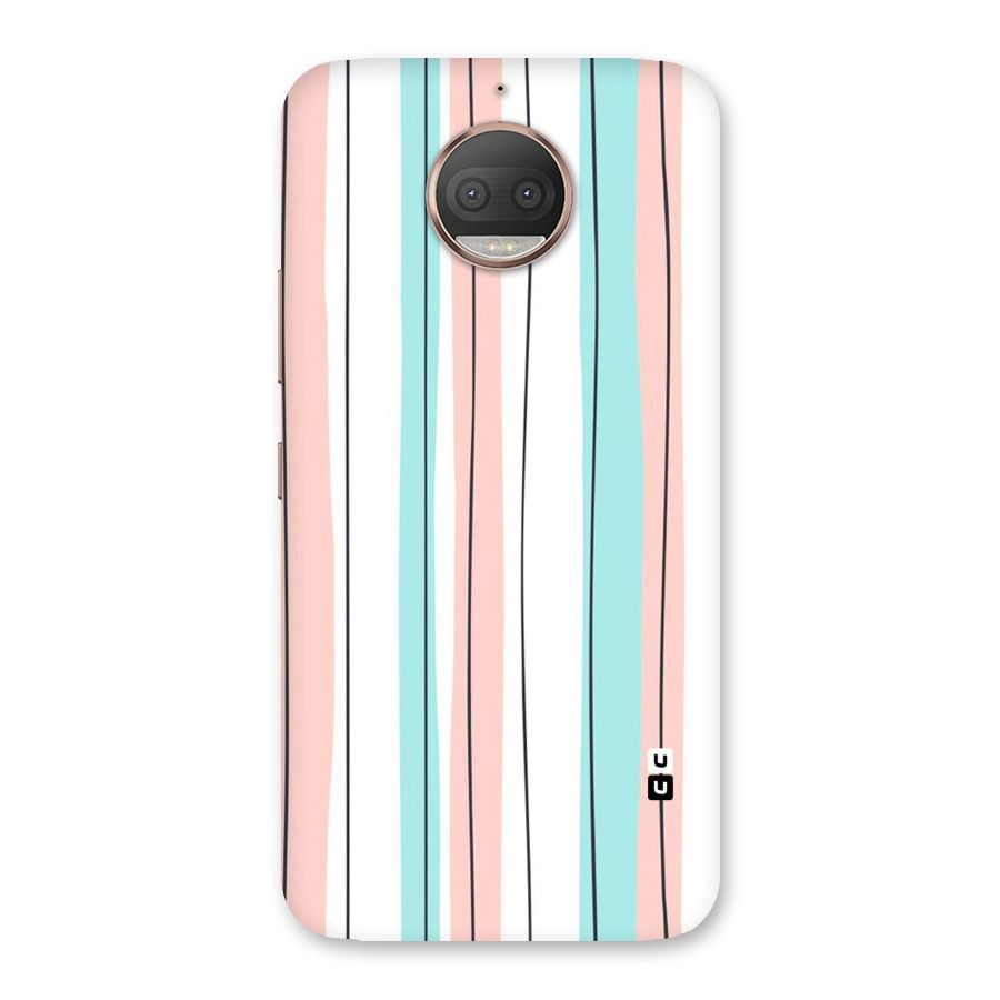 Pastel Tri Stripes Back Case for Moto G5s Plus