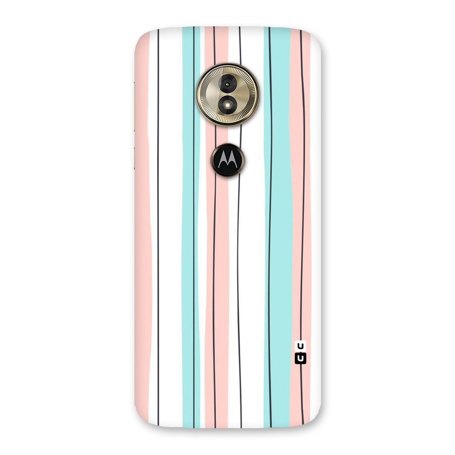 Pastel Tri Stripes Back Case for Moto G6 Play