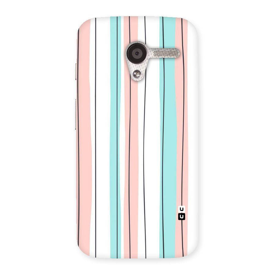 Pastel Tri Stripes Back Case for Moto X