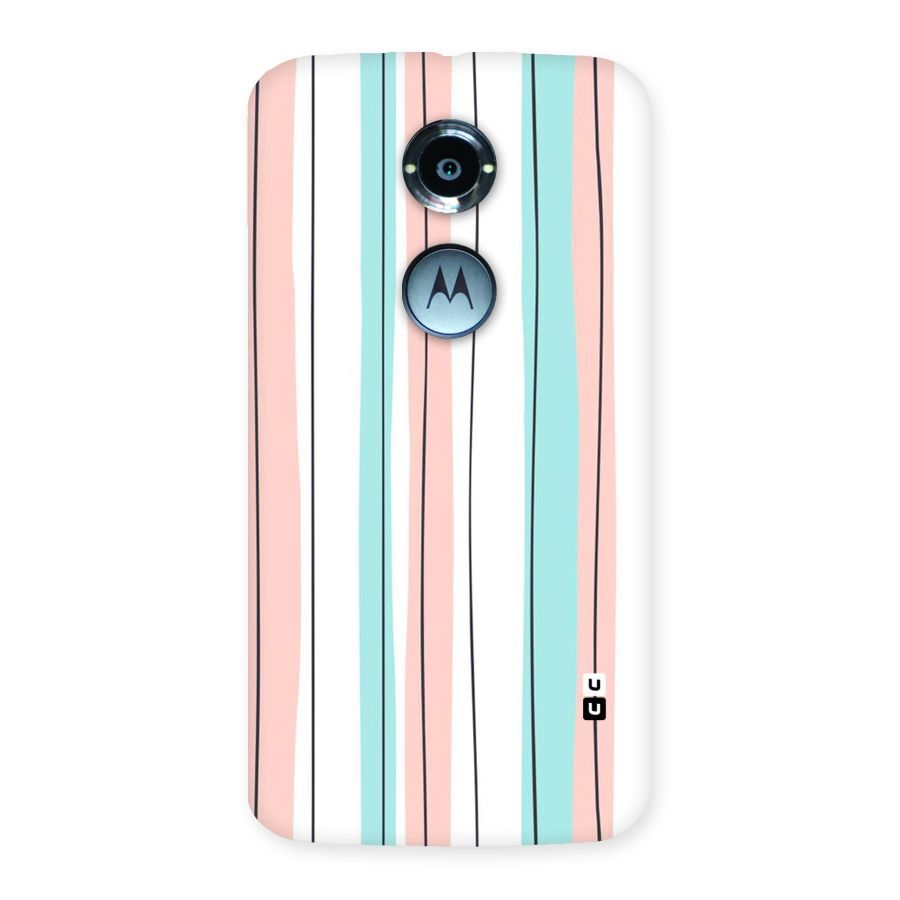 Pastel Tri Stripes Back Case for Moto X 2nd Gen