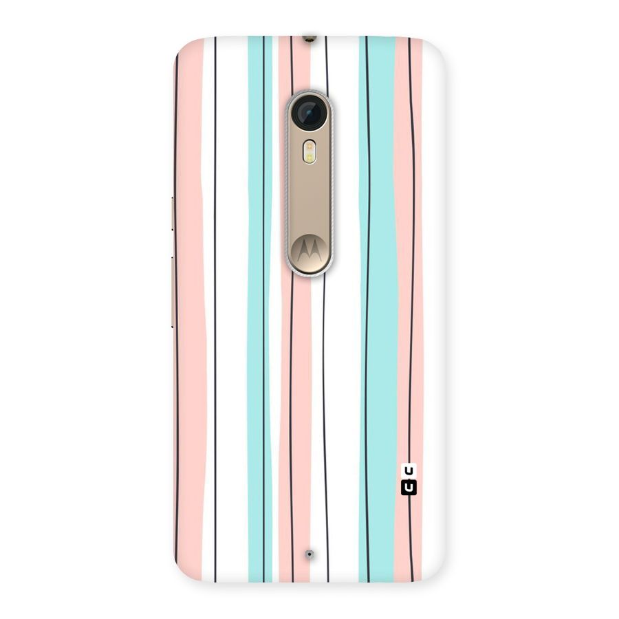 Pastel Tri Stripes Back Case for Motorola Moto X Style