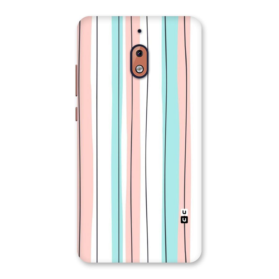 Pastel Tri Stripes Back Case for Nokia 2.1