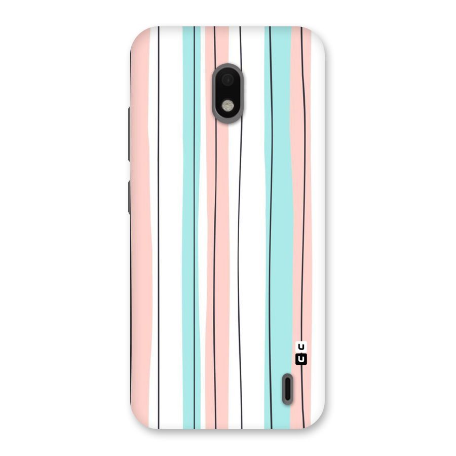 Pastel Tri Stripes Back Case for Nokia 2.2