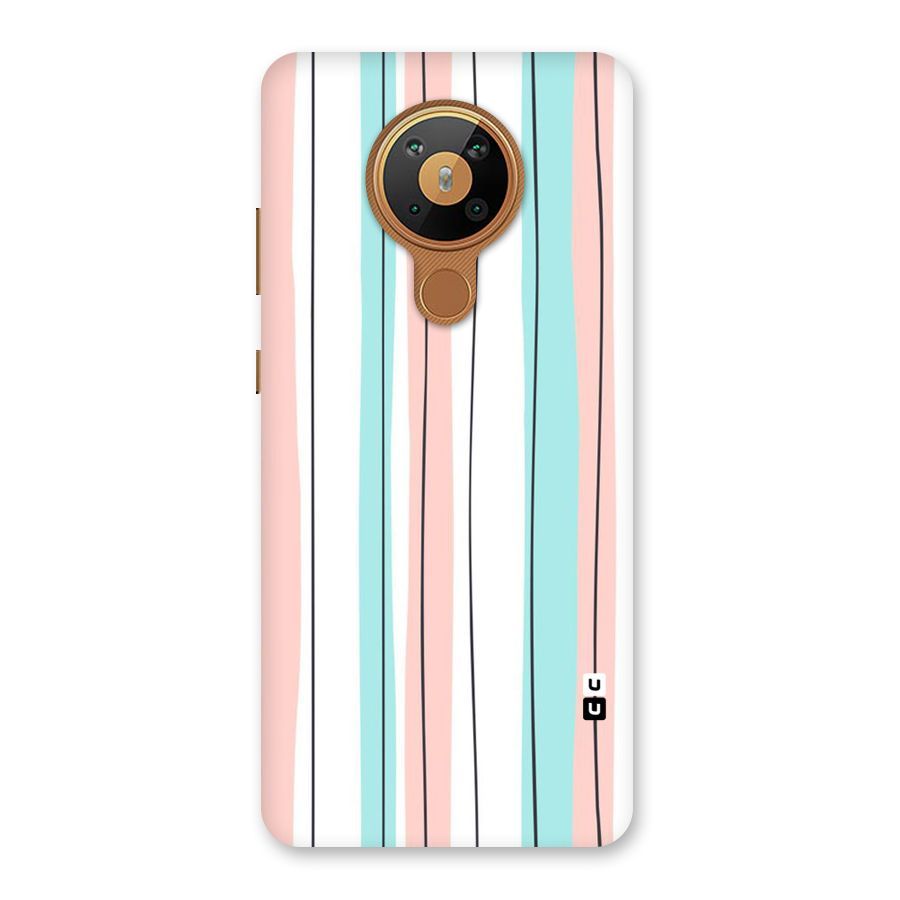 Pastel Tri Stripes Back Case for Nokia 5.3