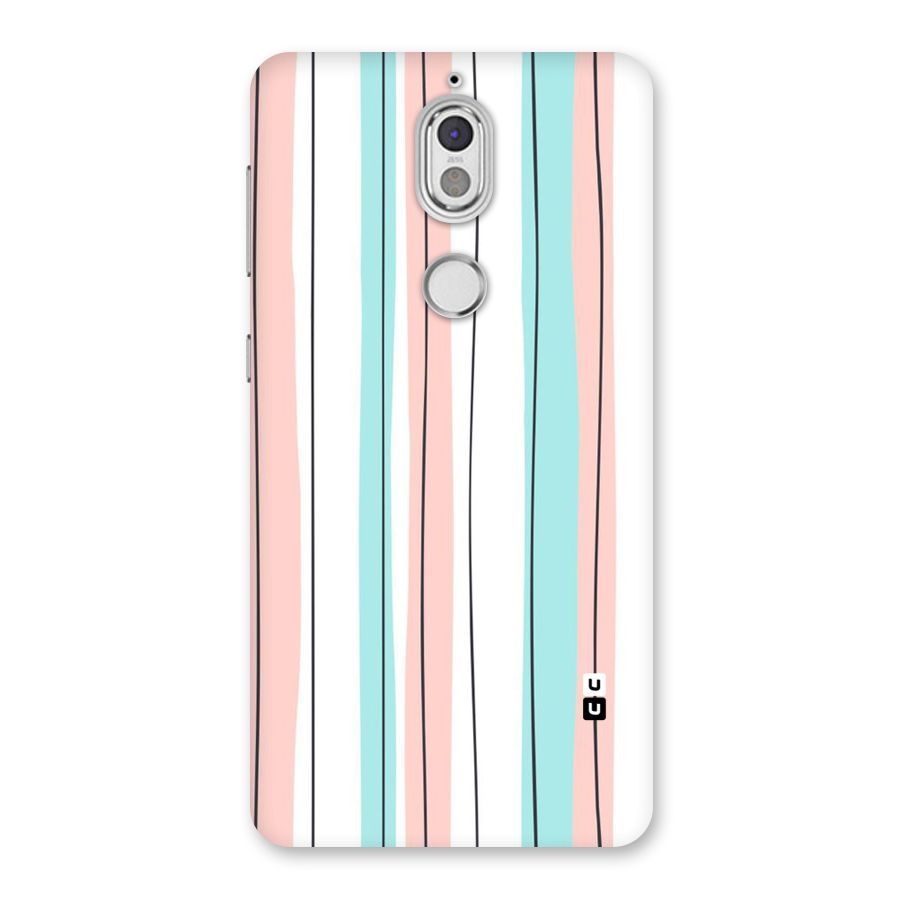 Pastel Tri Stripes Back Case for Nokia 7