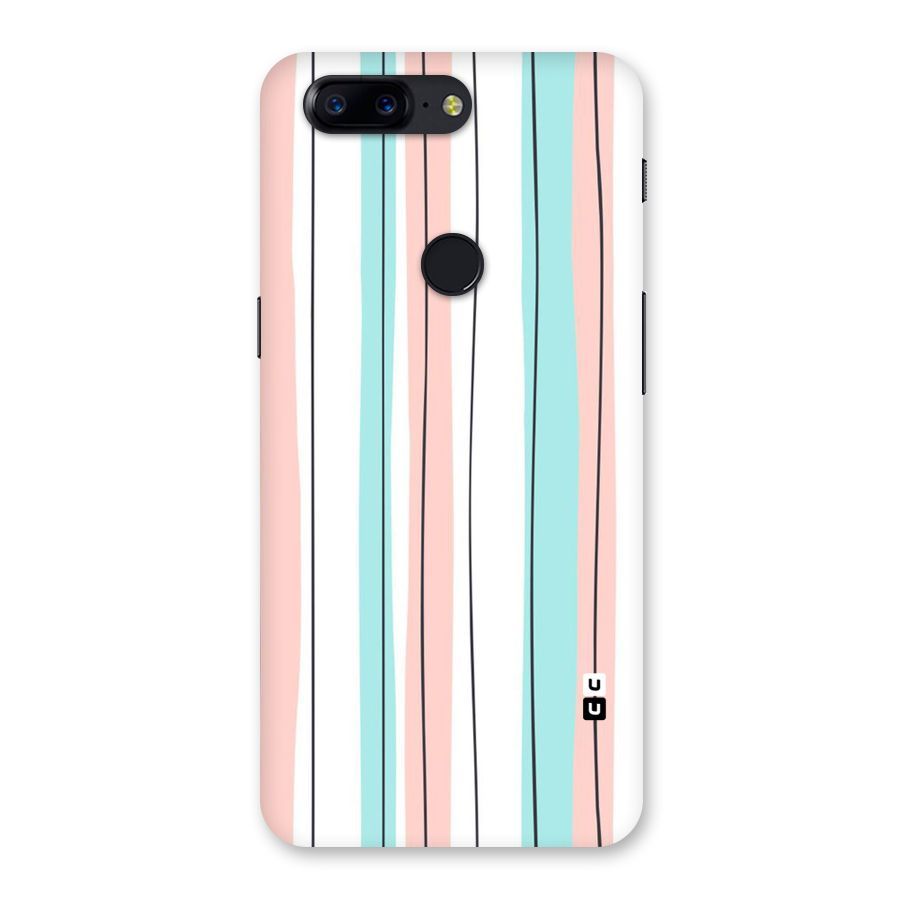 Pastel Tri Stripes Back Case for OnePlus 5T