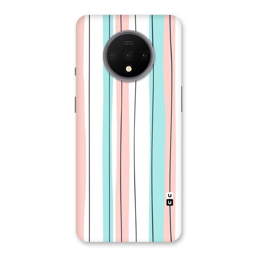 Pastel Tri Stripes Back Case for OnePlus 7T