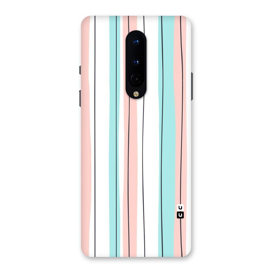 Pastel Tri Stripes Back Case for OnePlus 8