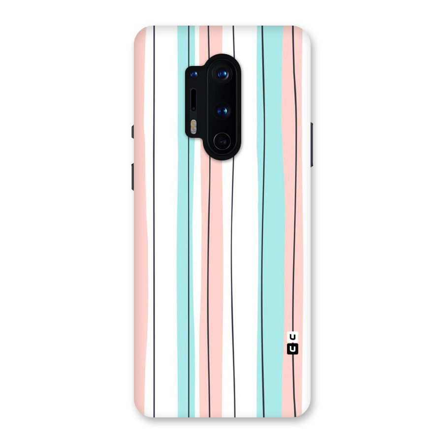 Pastel Tri Stripes Back Case for OnePlus 8 Pro