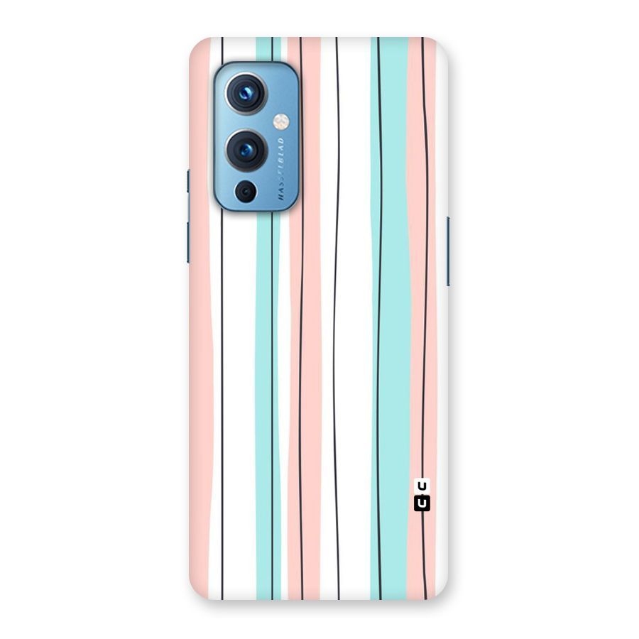 Pastel Tri Stripes Back Case for OnePlus 9