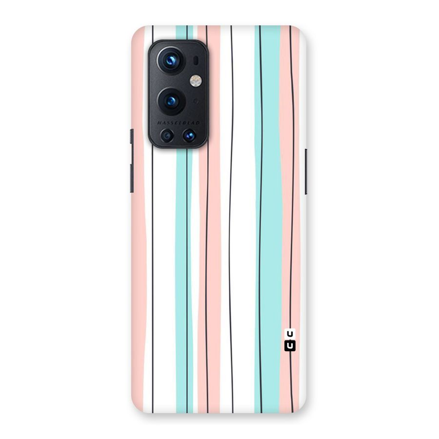 Pastel Tri Stripes Back Case for OnePlus 9 Pro