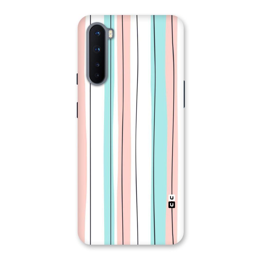 Pastel Tri Stripes Back Case for OnePlus Nord