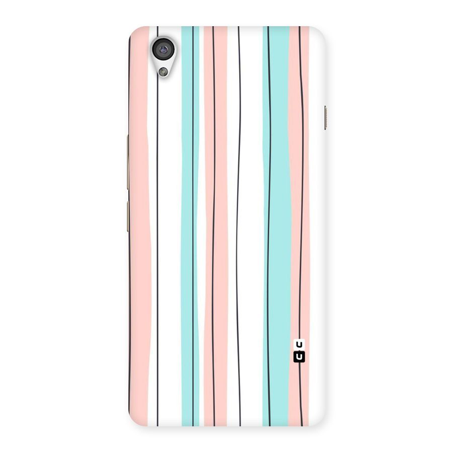 Pastel Tri Stripes Back Case for OnePlus X