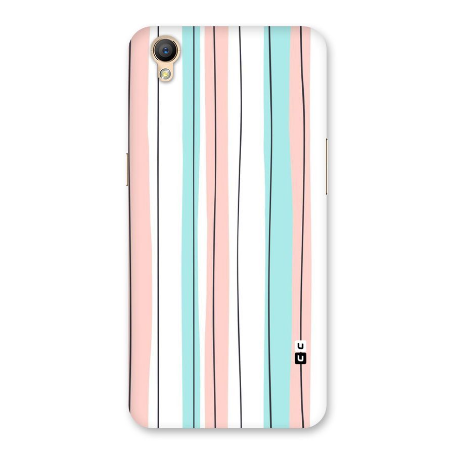 Pastel Tri Stripes Back Case for Oppo A37