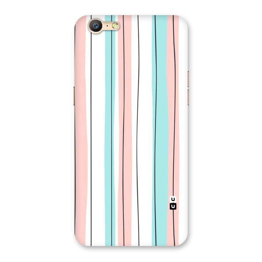 Pastel Tri Stripes Back Case for Oppo A39