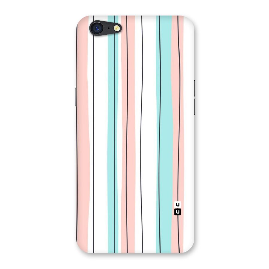 Pastel Tri Stripes Back Case for Oppo A71